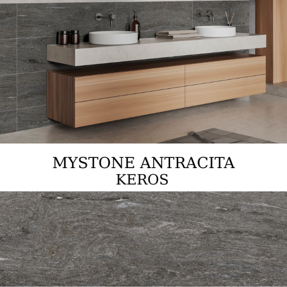 Keros MyStone Antracita 30×90 ματ πλακάκι τοίχου stone look
