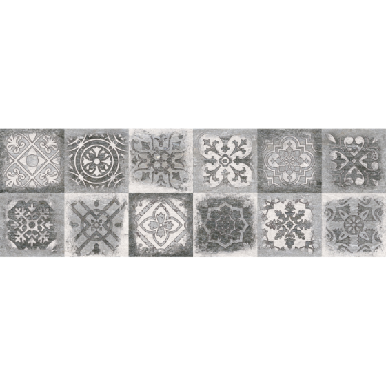 Keros MyStone Patchwork Gris 30×90 ματ διακοσμητικό πλακάκι τοίχου stone look patchwork