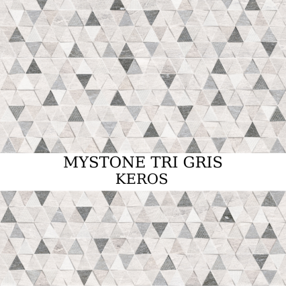 Keros MyStone Tri Gris 30×90 ματ πλακάκι τοίχου stone look τριπλή γκρι απόχρωση