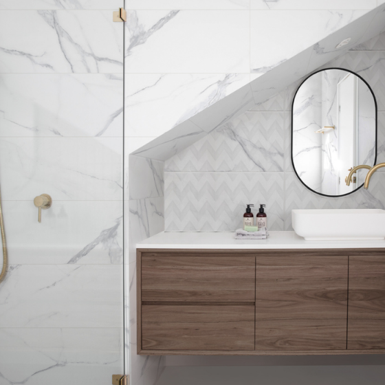 Πλακάκι τοίχου Pisa Gris 30x60 ματ με μαρμάρινη όψη σε γκρι τόνους