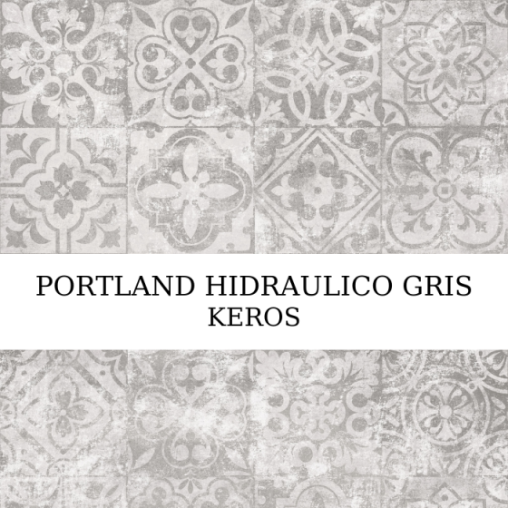 PORTLAND HYDRAULICO GRIS 30x60 διακοσμητικό γκρι πλακάκι τοίχου