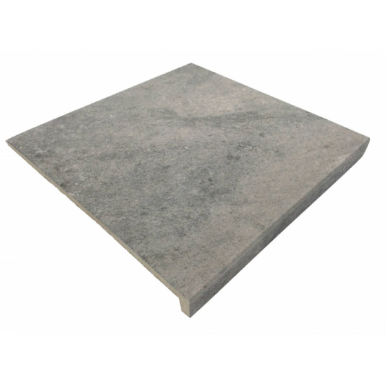 Keros Peldaño Extrusionado Redstone Acero 33×33 Αντιολισθητικό προφίλ σκάλας