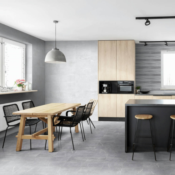 Γκρι πλακάκι τοίχου SABOYA GRIS 25x50 με ματ όψη πέτρας