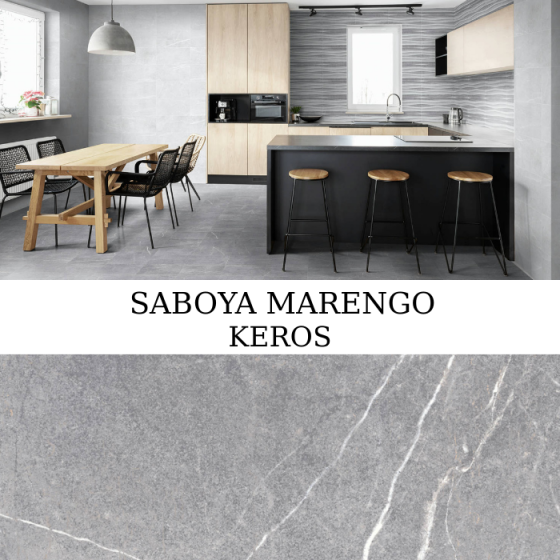 Πλακάκι τύπου πέτρας Saboya Marengo 33x33 σε σκούρο γκρι απόχρωση με ματ φινίρισμα
