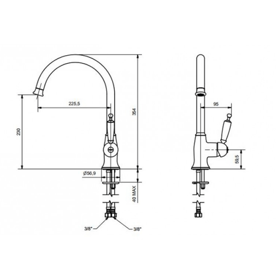 ΜΠΑΤΑΡΙΑ ΚΟΥΖΙΝΑΣ<br> Oxford 6381 BY BUGNATESE