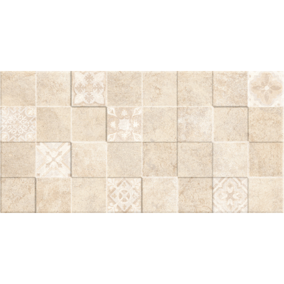 TEXEL CUBIK BEIGE 30x60 ανάγλυφο μπεζ πλακάκι τοίχου stone look
