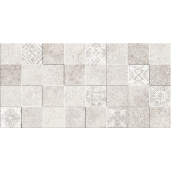TEXEL CUBIK GRIS 30x60 πλακάκι τοίχου σε γκρι stone look με Cubik ανάγλυφο