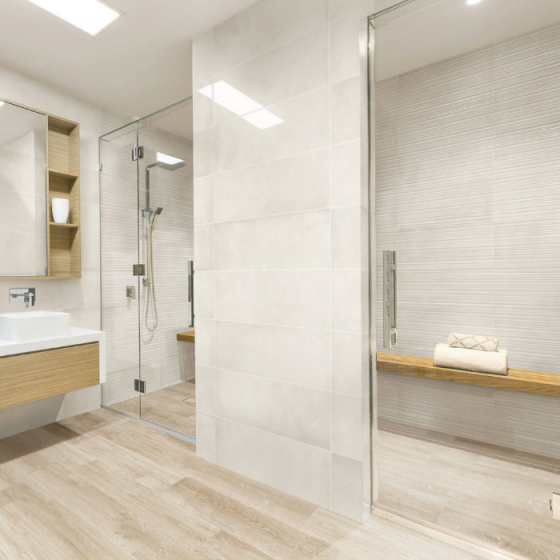 Πλακάκι τοίχου Keros Thames Line Beige 30×90 γυαλιστερό με ανάγλυφες γραμμές