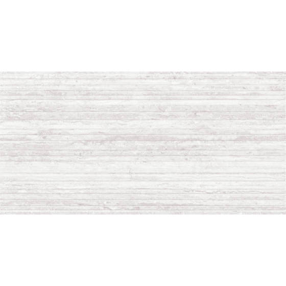 Κεραμικό πλακάκι τοίχου με ματ μαρμάρινη όψη, γκρι απόχρωση και κυματιστό ανάγλυφο σχέδιο από τη σειρά Toscana της KEROS.