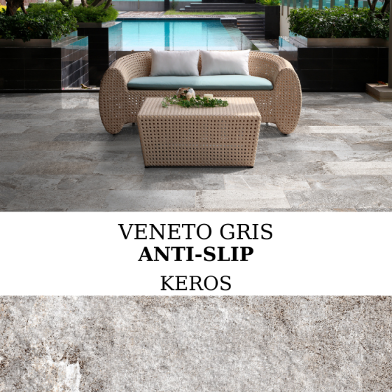 Keros Veneto Gris 30×60 Πλακάκι δαπέδου πορσελανάτο γρανίτη
