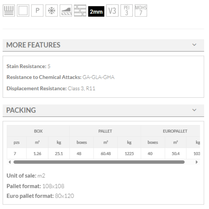 veneto gris antislip keros 30x60 technical details